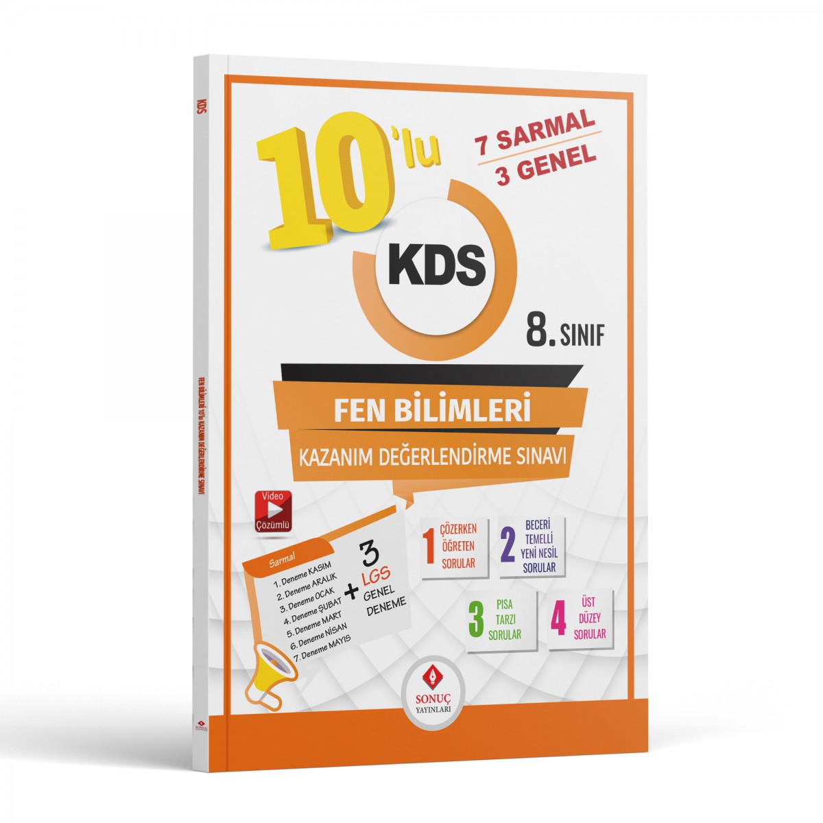 8.sınıf 10lu Kds Fen Bilimleri Deneme 2025 - 2026