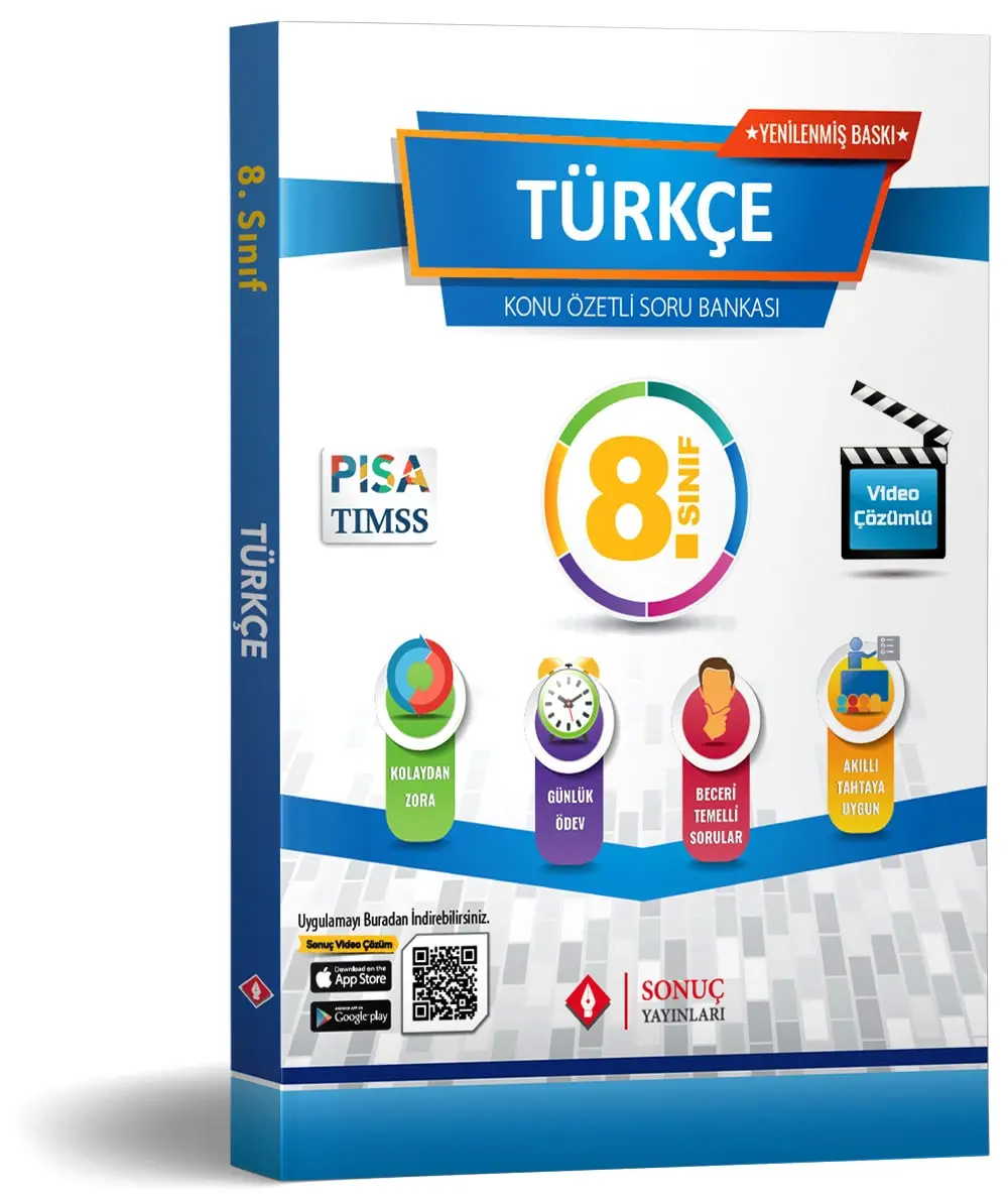 Sonuç Yayınları 8.sınıf Türkçe Modüler Set 2025 - 2026