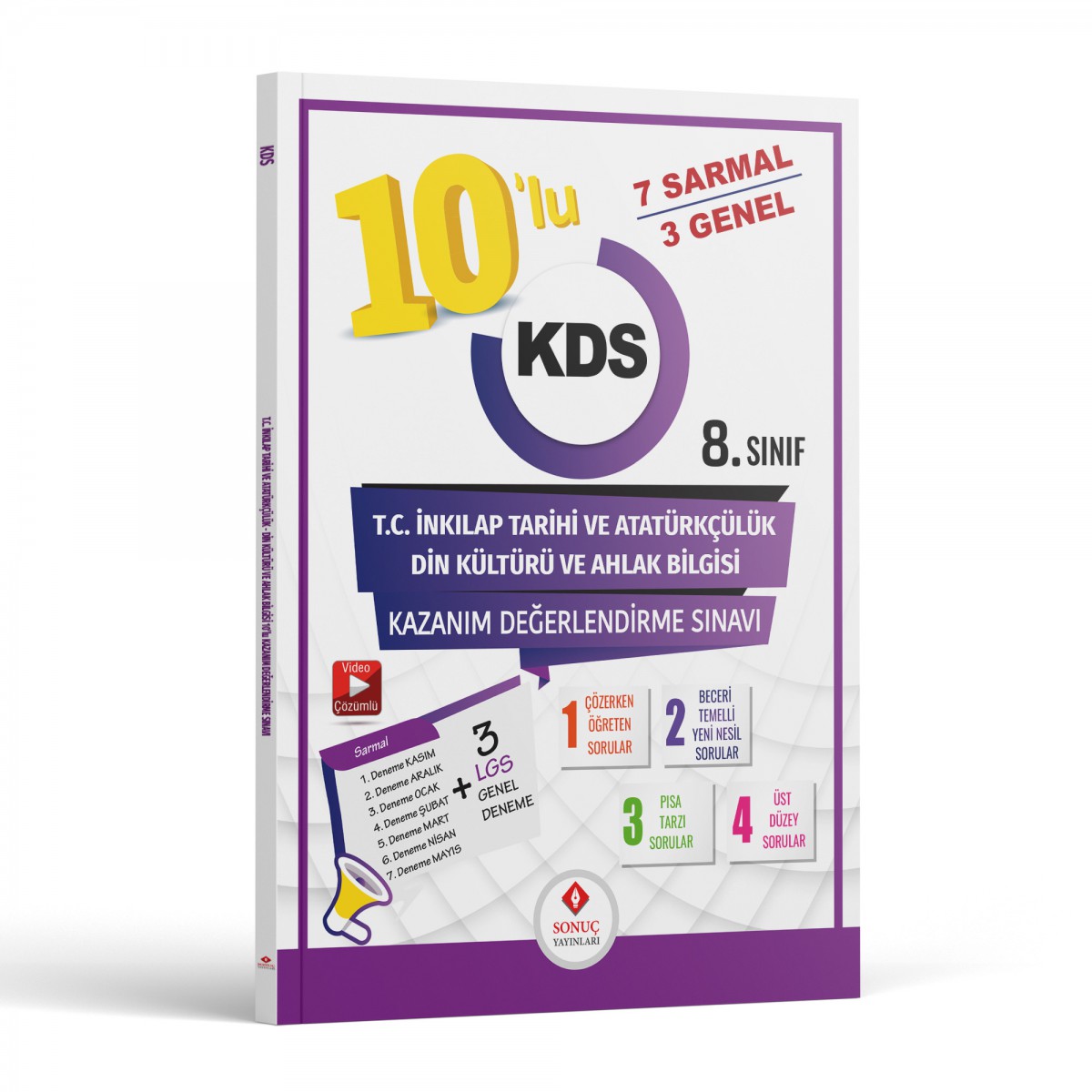 8.sınıf 10lu Kds İnkılap Tarihi Ve Atatürkçülük - Din Kültürü Ve Ahl. Bil. Deneme 2025 - 2026