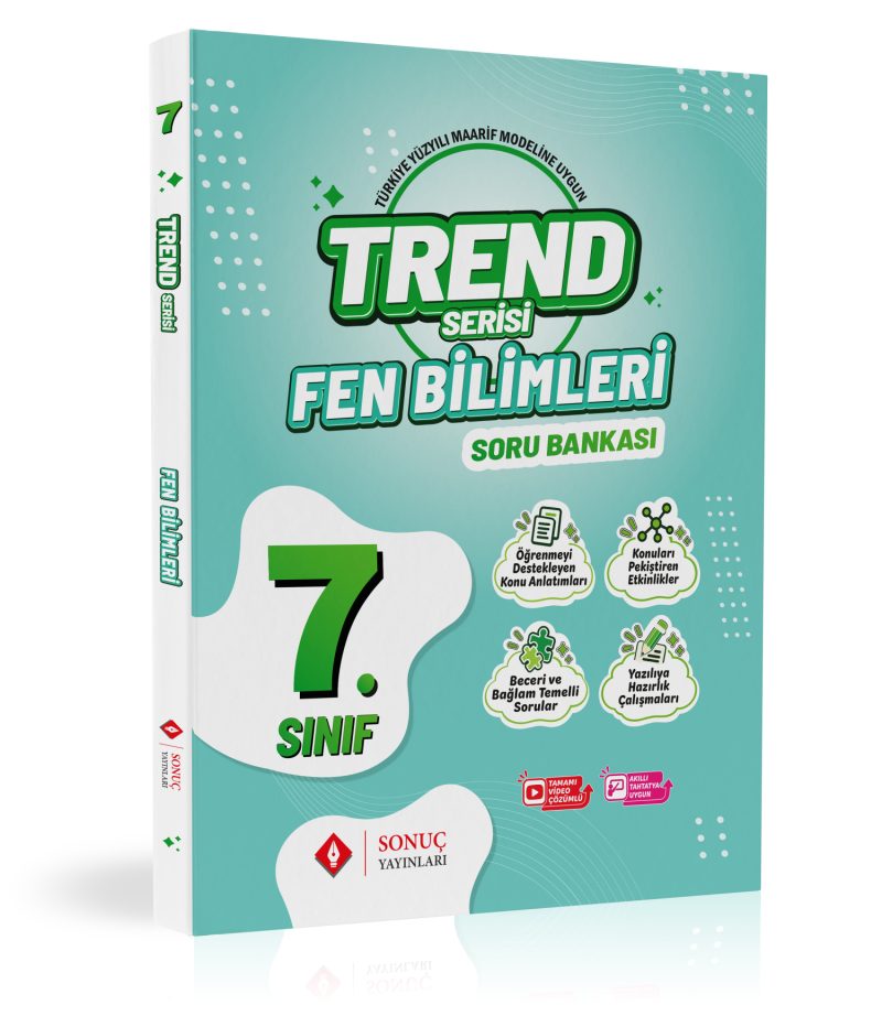 7.Sınıf Trend Serisi Fen Bilimleri Soru Bankası