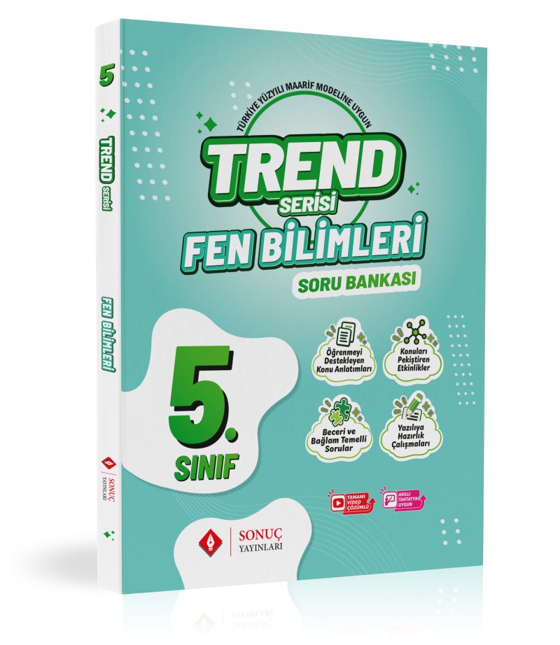 Sonuç Yayınları Trend Serisi 5.Sınıf Fen Bilimleri Soru Bankası